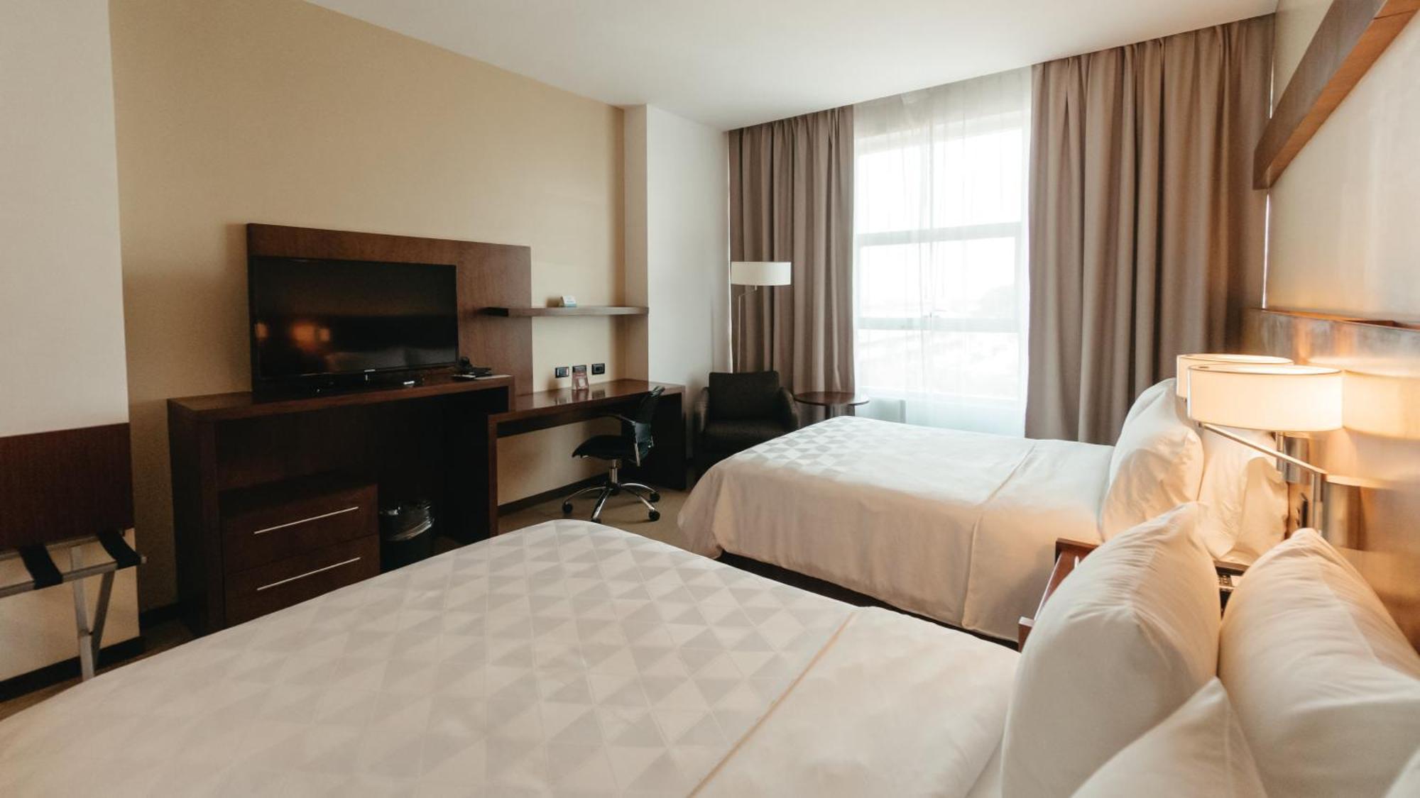 홀리데이 인 과야킬 에어포트 호텔 외부 사진 A typical guest room at the Hilton Garden Inn in San Francisco